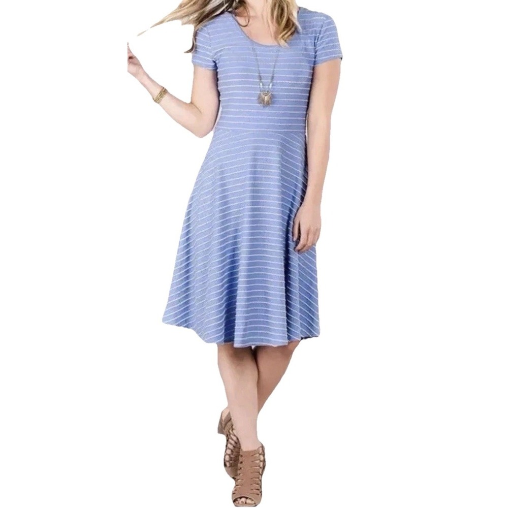 Matilda Jane Exploration Dress Womens Small Blue Whimsical‎ Angelic Feminine